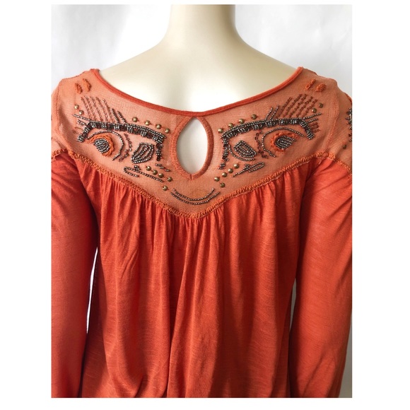 Free People ♥️ Embellished Top - Picture 5 of 8